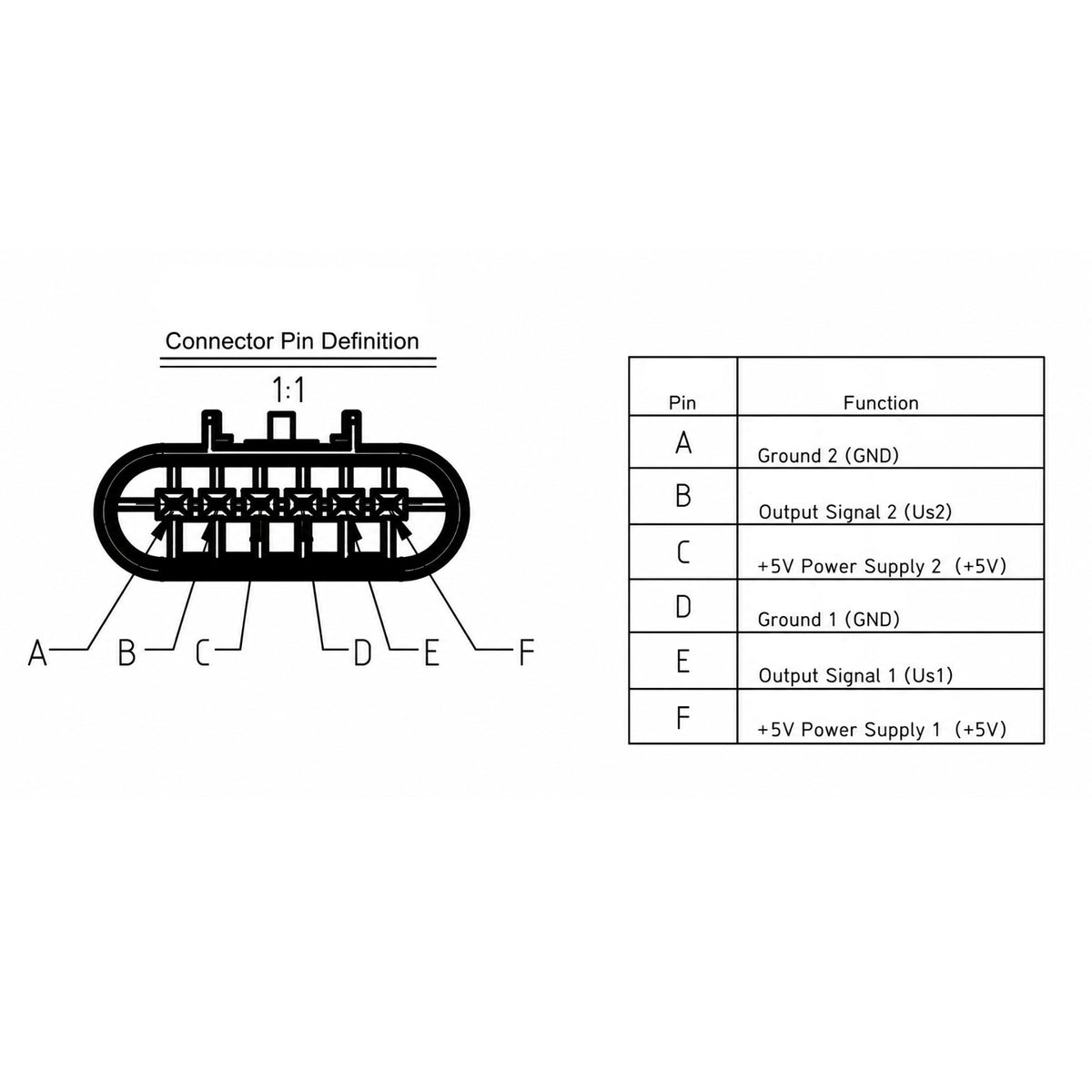 GM Corvette DBW accelerator pedal assembly for LS swap drive by wire Pinout diagram
