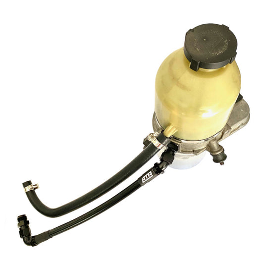 HQ-WB Holden Astra electric power steering pump hose kit with -6AN stainless braided pressure line and return hose