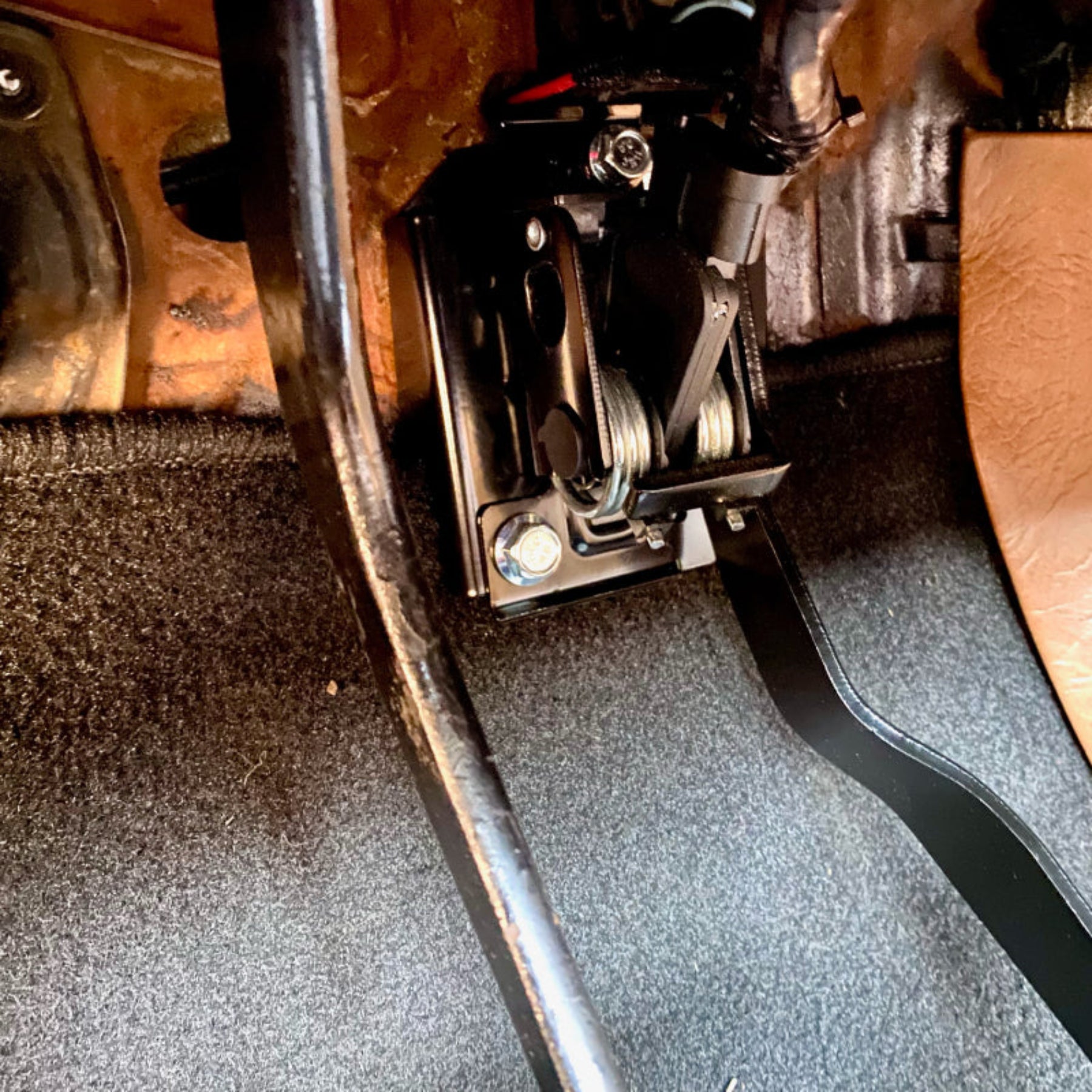 ATR HQ-WB drive by wire accelerator bracket for Haltech Nexus Rebel LS and Holley EFI pedal