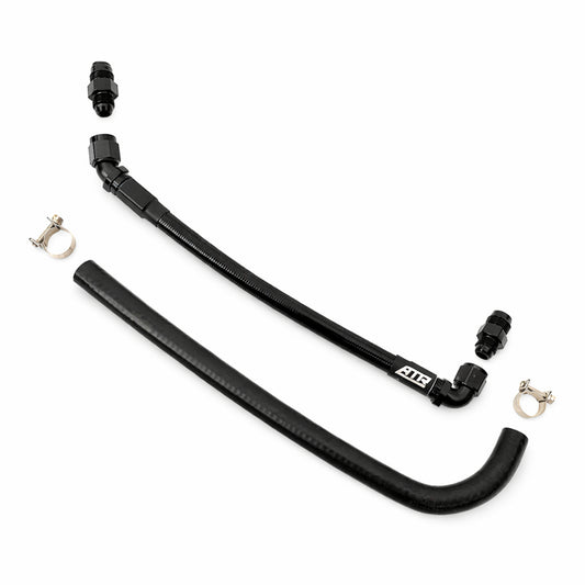 HQ-WB Holden Astra electric power steering conversion hose kit with -6AN stainless braided pressure line and return hose