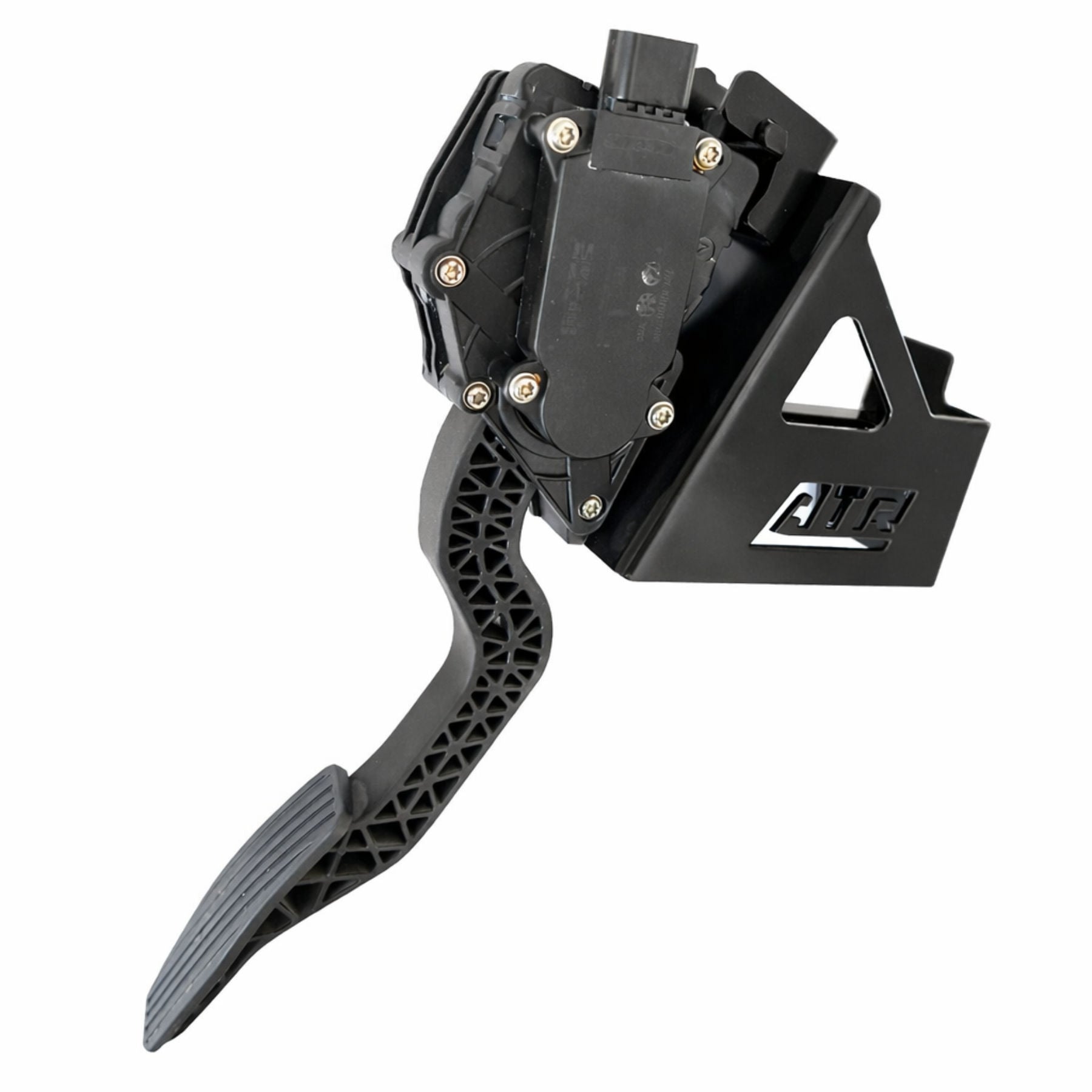 VF Commodore drive by wire accelerator pedal mounted to HQ-WB Holden LS conversion bracket