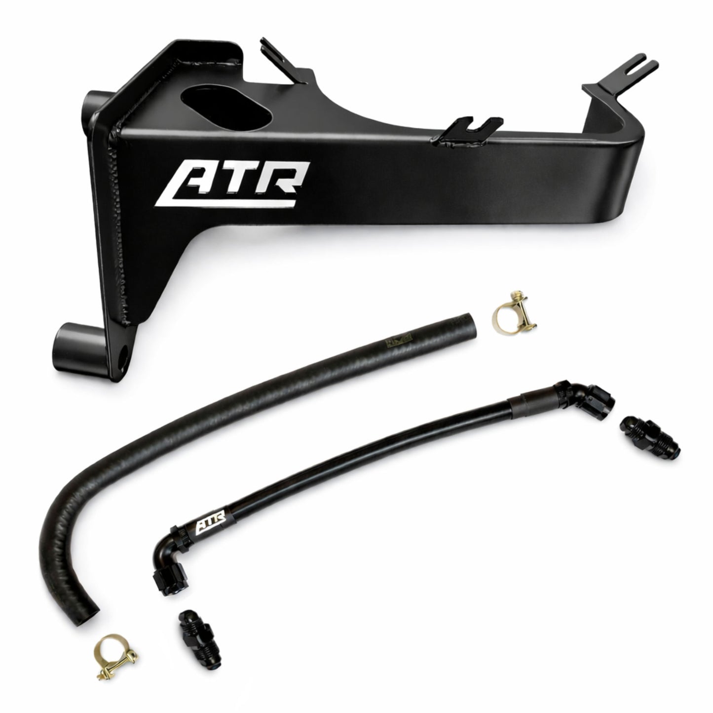 WB Holden Astra electric power steering conversion bracket kit with pump hose lines and fittings
