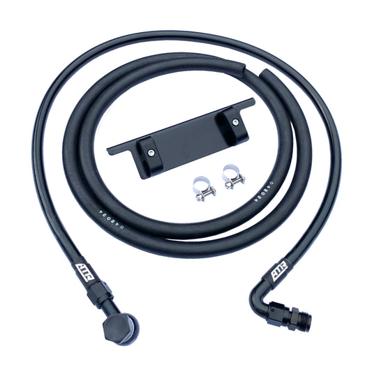 HQ WB LS1 power steering lines kit including pressure hose, return hose, fittings and mounting bracket