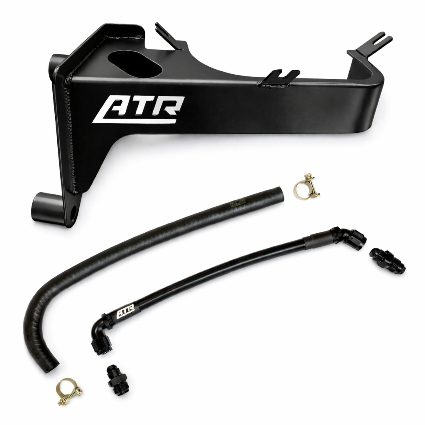 HQ-HZ Holden Astra electric power steering conversion bracket kit with pump hose lines and fittings