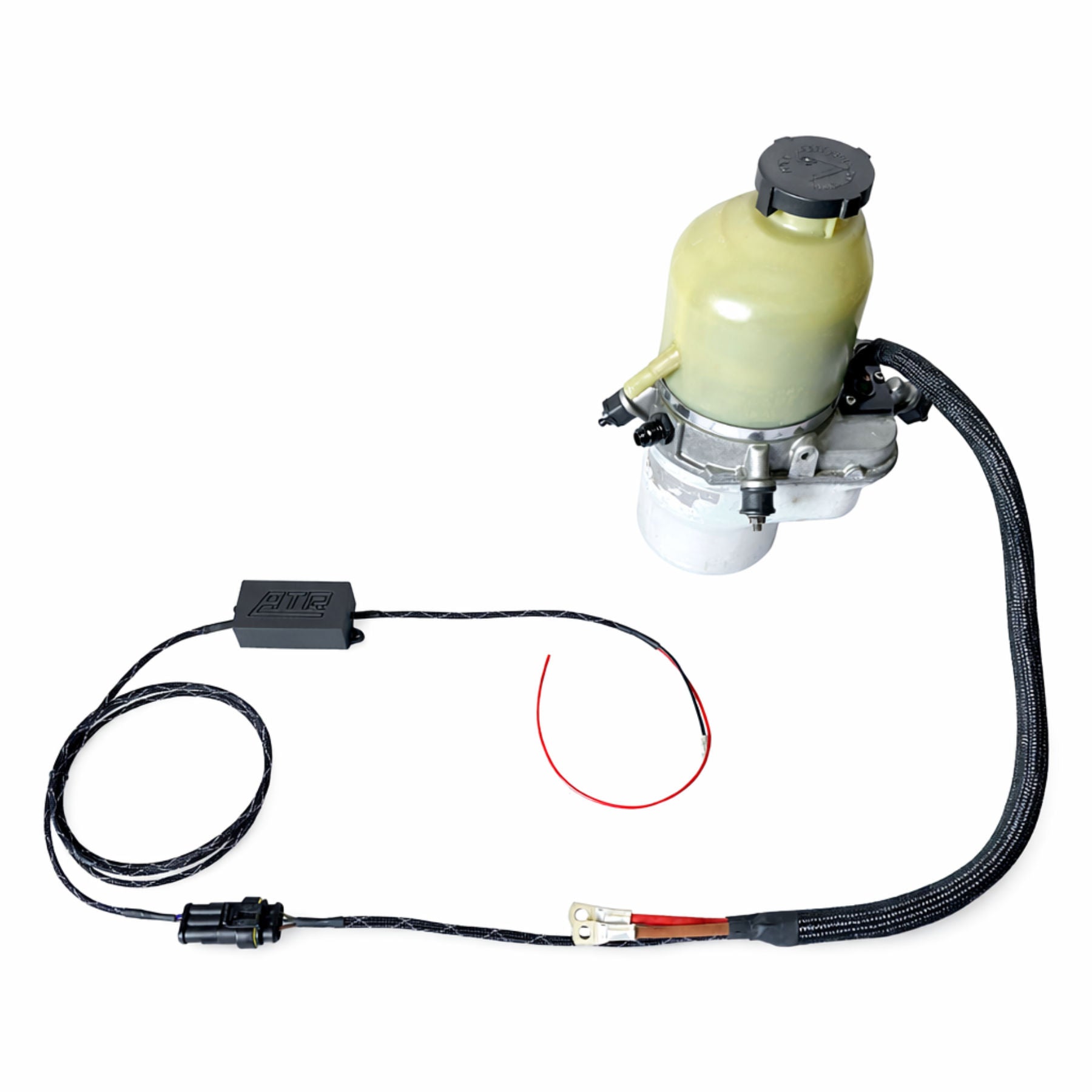 Plug and play Astra electric power steering pump wiring harness with relay control module